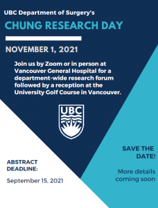 Chung Research Day – November 1, 2021