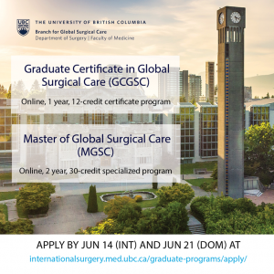 September 2023 Intake for GCGSC and MGSC – Apply by June 14th (international), June 21st domestic)
