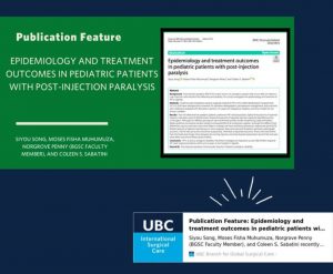 Publication Feature: Epidemiology and treatment outcomes in pediatric patients with post-injection paralysis