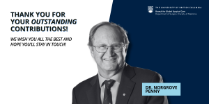 Thank you, Dr. Norgrove Penny